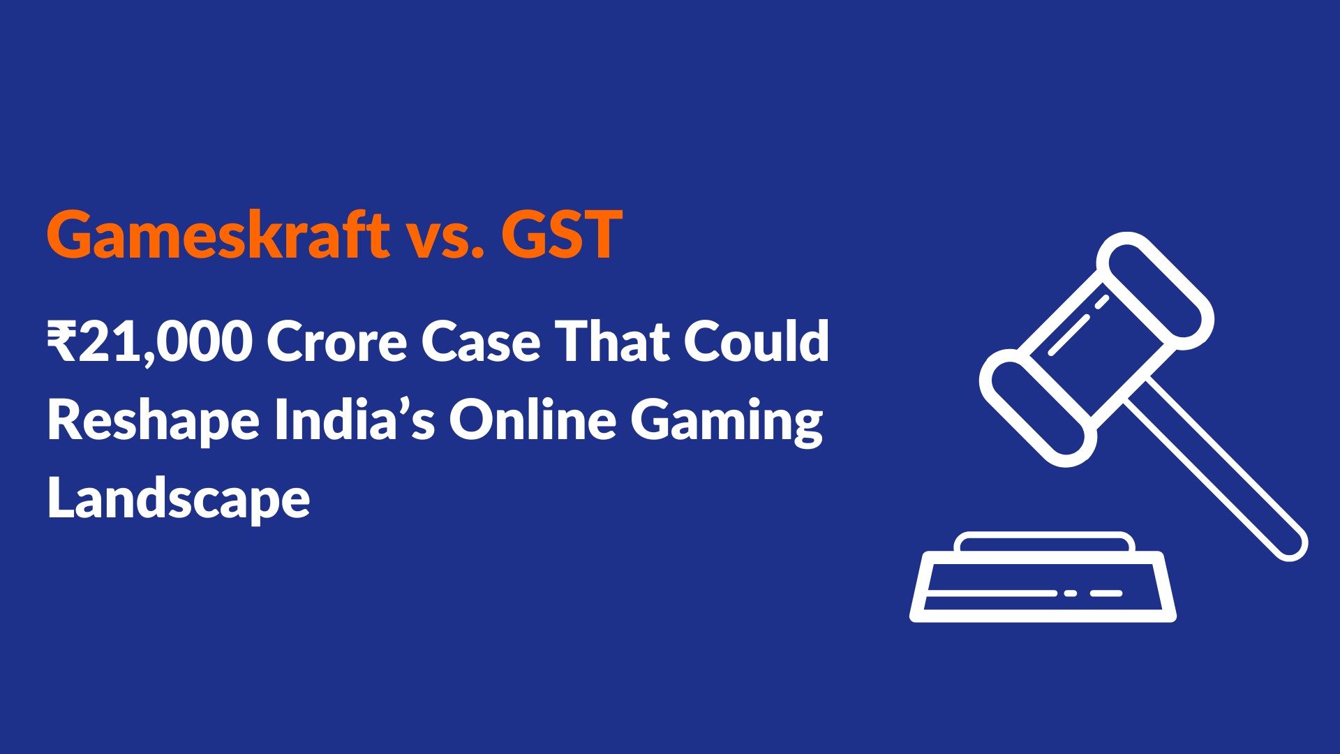 Gameskraft vs. GST